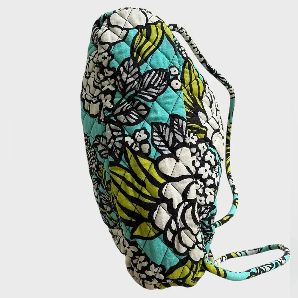 Vera Bradley Island Blooms Ditty Bag Backpack Quilted Drawstring Floral